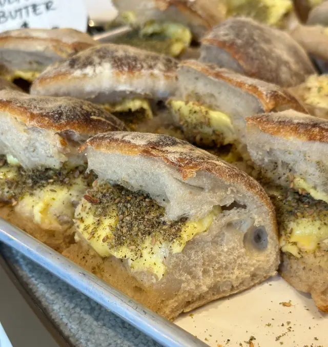 Zaatar + Cultured Butter AP Bakery Rolls