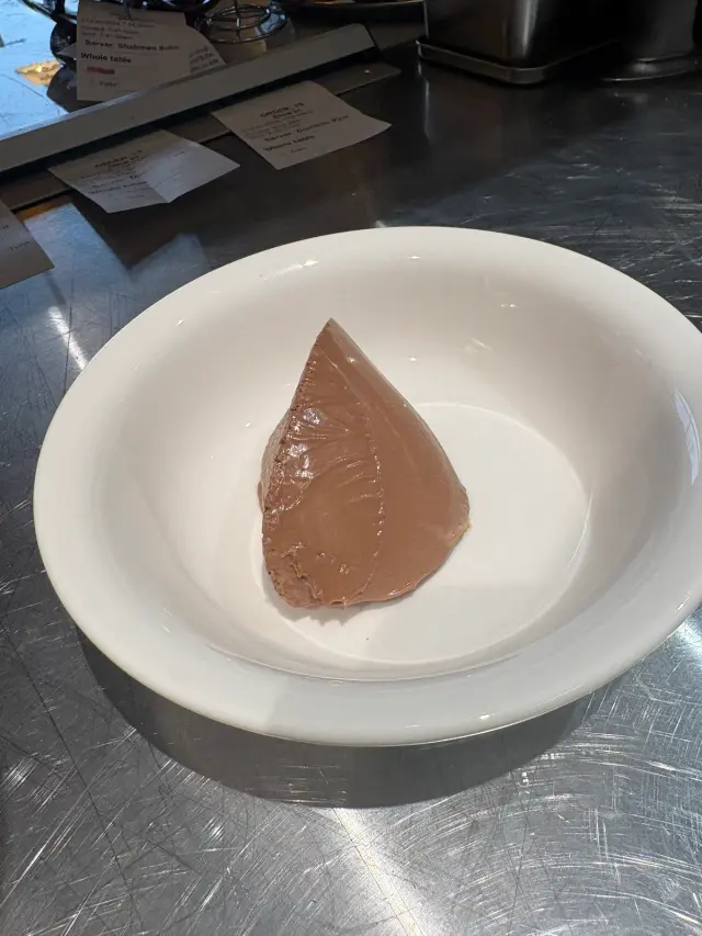 Chocolate milkshake suspended by lactobacillus